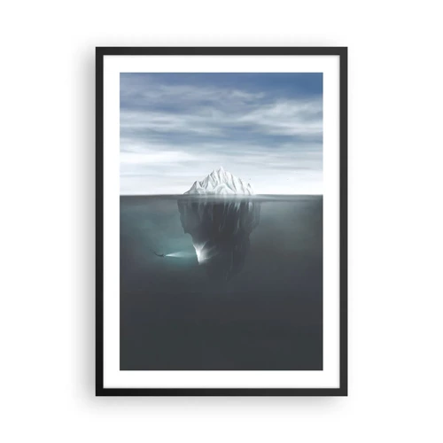 Plakat w czarnej ramie - Podwodna tajemnica - 50x70 cm