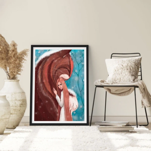 Plakat w czarnej ramie - Witaj w baśni - Czuła obecność - 50x70cm