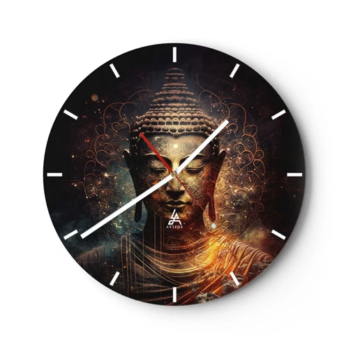 Zegar ścienny - Duchowa równowaga - 30x30 cm
