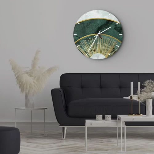 Zegar ścienny - Inny układ słoneczny - 30x30 cm