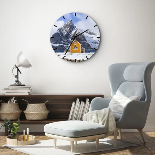 Zegar ścienny - Skandynawskie wakacje - 30x30 cm