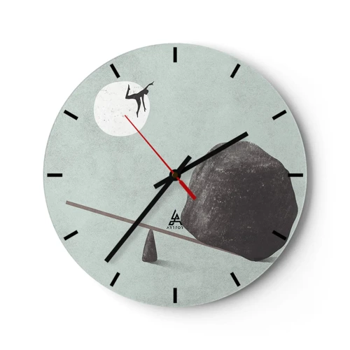 Zegar ścienny - Spełnione marzenie - 30x30 cm