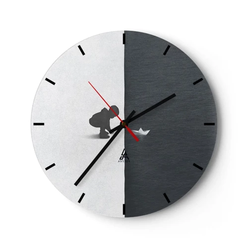 Zegar ścienny - Wielka wyprawa - 30x30 cm